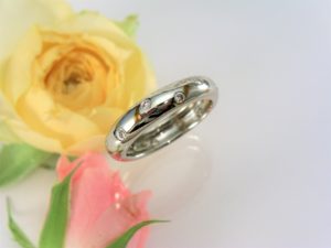 普段使いできるダイヤモンドリング
